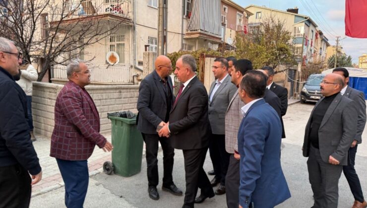 MHP Konya şehidin ailesini yalnız bırakmadı