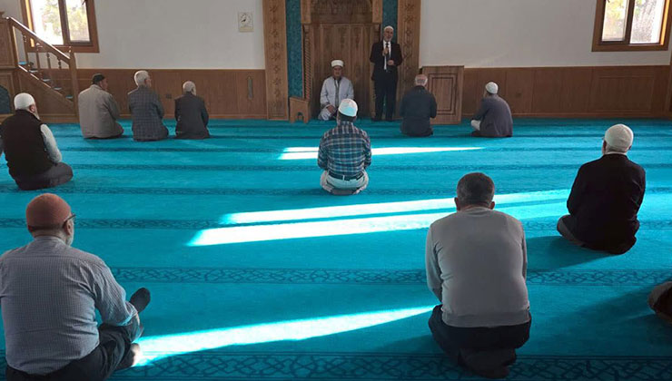 Müftü Taş, cemaatle buluştu