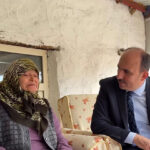 O ödüle layık görülen Müjgan teyzeye ziyaret