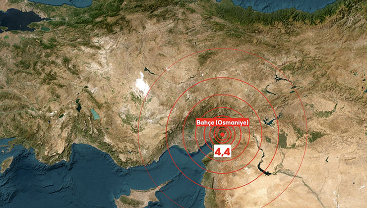 Osmaniye’de 4,4 büyüklüğünde deprem