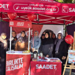 Saadet Partisi Kadın Kolları sahada