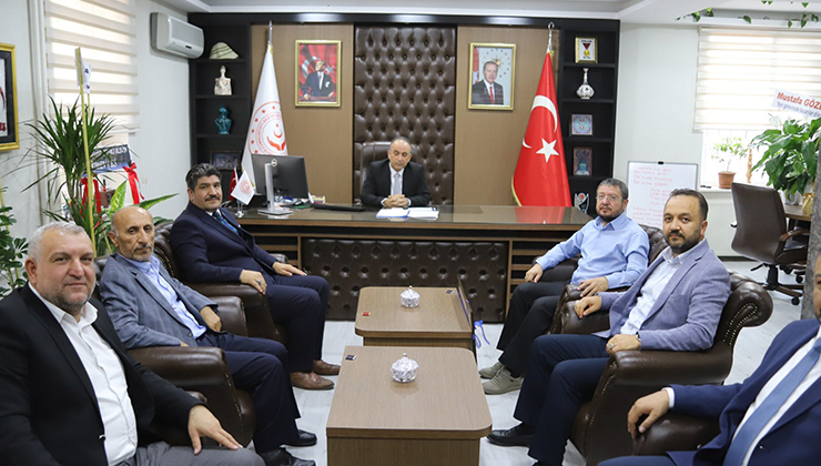 Sağlık-Sen’den Arif Topal’a hayırlı olsun ziyareti