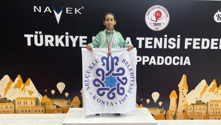 Selçuk Belediyesporlu Tuğçe Kenar Türkiye üçüncüsü