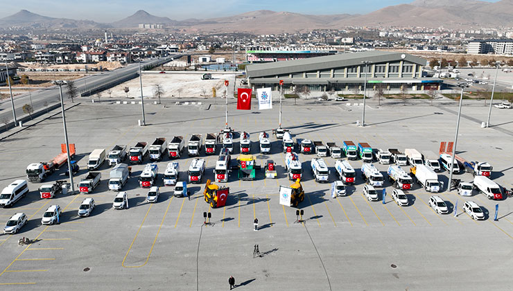 Selçuklu Belediyesi araç filosuna 71 araç daha ilave etti