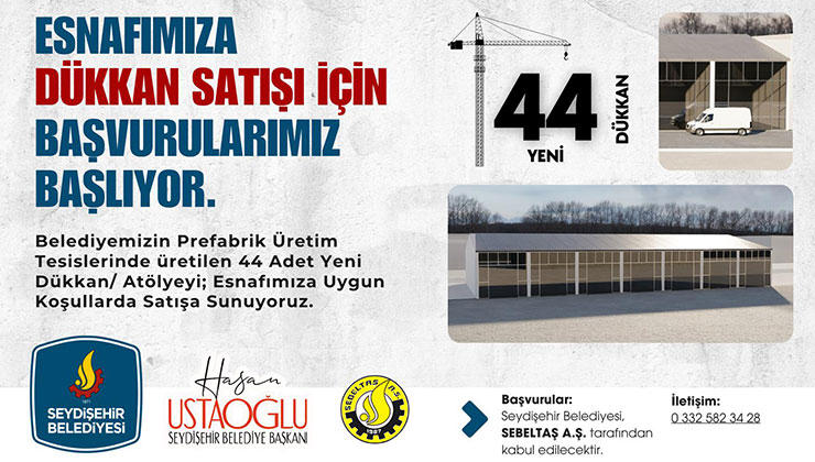 Seydişehir’de beklenen başvurular başladı