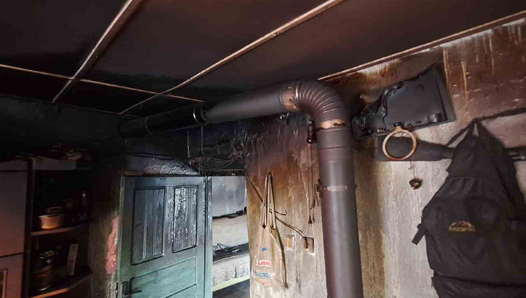 Seydişehir’de müstakil evde yangın