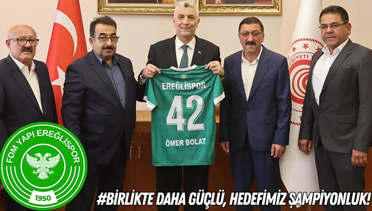 Ticaret Bakanı Bolat’tan Konya Ereğlispor’a destek