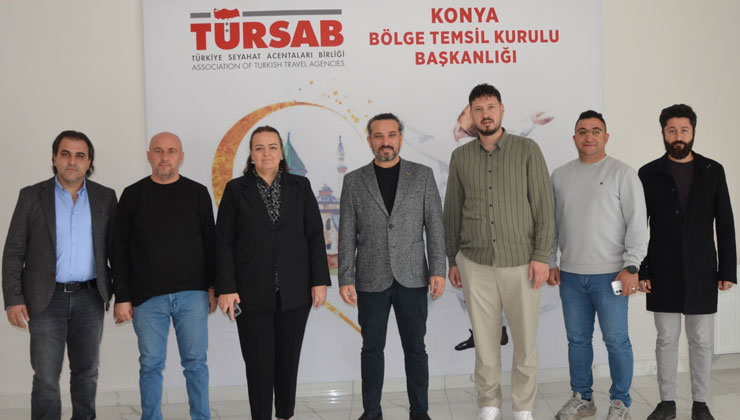 TÜRSAB Konya BTK’ ya, TURİDER’ den hayırlı olsun ziyareti