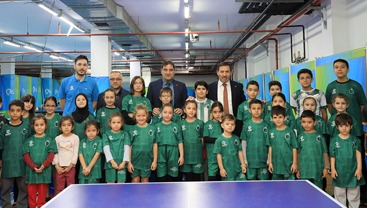 Ünal Karaman’dan Karatay Spor Okulları’na ziyaret