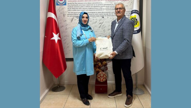 Yeşilay Konya Şubesi’nden ASKF’ye ziyaret