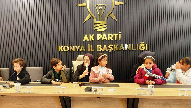 AK Parti Kadın Kollarından Gazzeli çocuklara şivlilik etkinliği