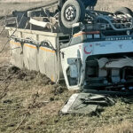 Konya yolunda kontrolden çıkan kamyon takla attı: 1 yaralı