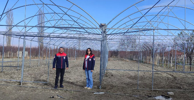 Akşehir tarımına sera desteği