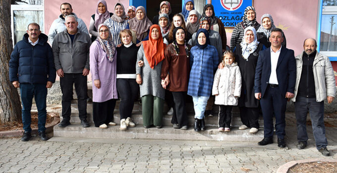 Akşehir’de eski ilkokul binası dikiş nakış kursu oldu