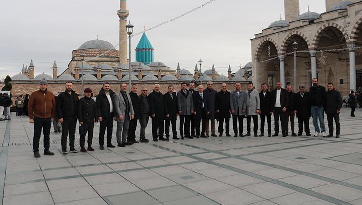 ASRİAD Genel Merkez Başkanı Cemil Yıldız Şeb-i Arus programı için Konya’da