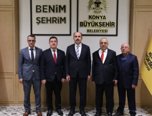 Başkan Altay, Şeb-i Arus törenleri için Konya’ya gelen uluslararası heyetleri ağırlıyor