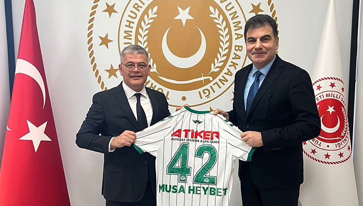 Başkan Atiker’den Bakan Yardımcısı Heybet’e ziyaret