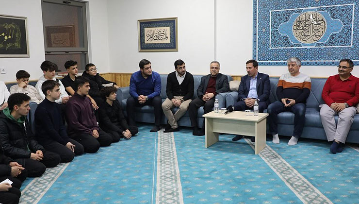 Başkan Kılca ve Demircan öğrencilerle buluştu