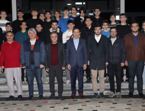 başkan Kılca ve Demirci öğrencilerle bir araya geldi