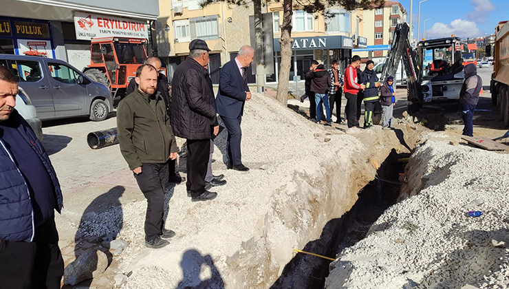 Başkan Sertdemir çalışmaları yerinde inceledi