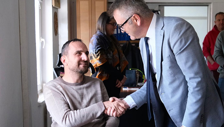 Başkan Ustaoğlu, çalışma arkadaşlarını unutmadı