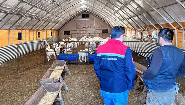 Bozkır’da çadır ağıllar üreticiye teslim edildi