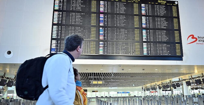 Brüksel Havalimanı’nda bu yıl grev nedeniyle 2 bin 395 uçuş iptal edildi