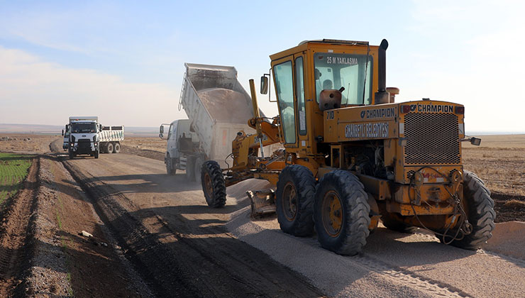 Cihanbeyli’de ilçeler arası yol konforu artıyor