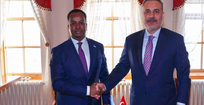 Dışişleri Bakanı Fidan, Somalili mevkidaşı Abdüsselam Abdi Ali ile görüştü