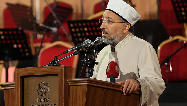 Diyanet İşleri Başkanı Arpaguş, Şeb-İ Arus Töreni’nde konuştu