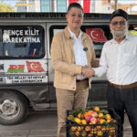 “Elmacı Dede” Hatay’dan aldığı mandalinaları Mehmetçiğe ulaştıracak