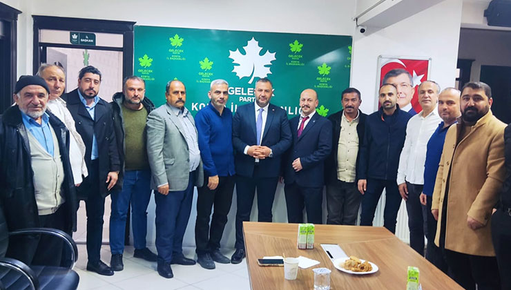 Gelecek Partisi Meram İlçe Başkanı Erkan Akbay oldu