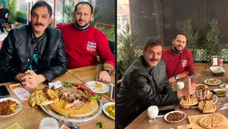 Hastaneden taburcu olan Ufuk Özkan, Konya’da bir tandırcının misafiri oldu