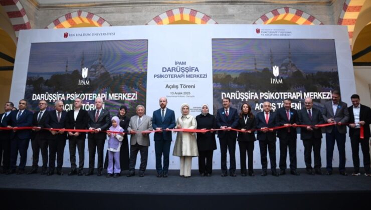 İbn Haldun Üniversitesi “Darüşşifa Psikoterapi Merkezi” törenle açıldı