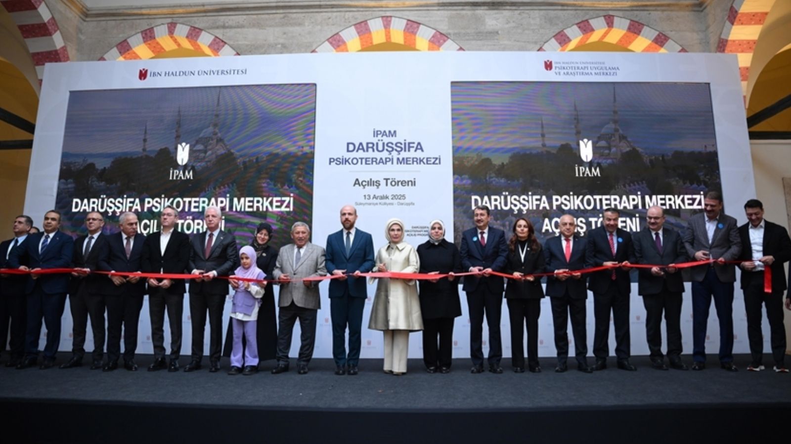 İbn Haldun Üniversitesi “Darüşşifa Psikoterapi Merkezi” törenle açıldı