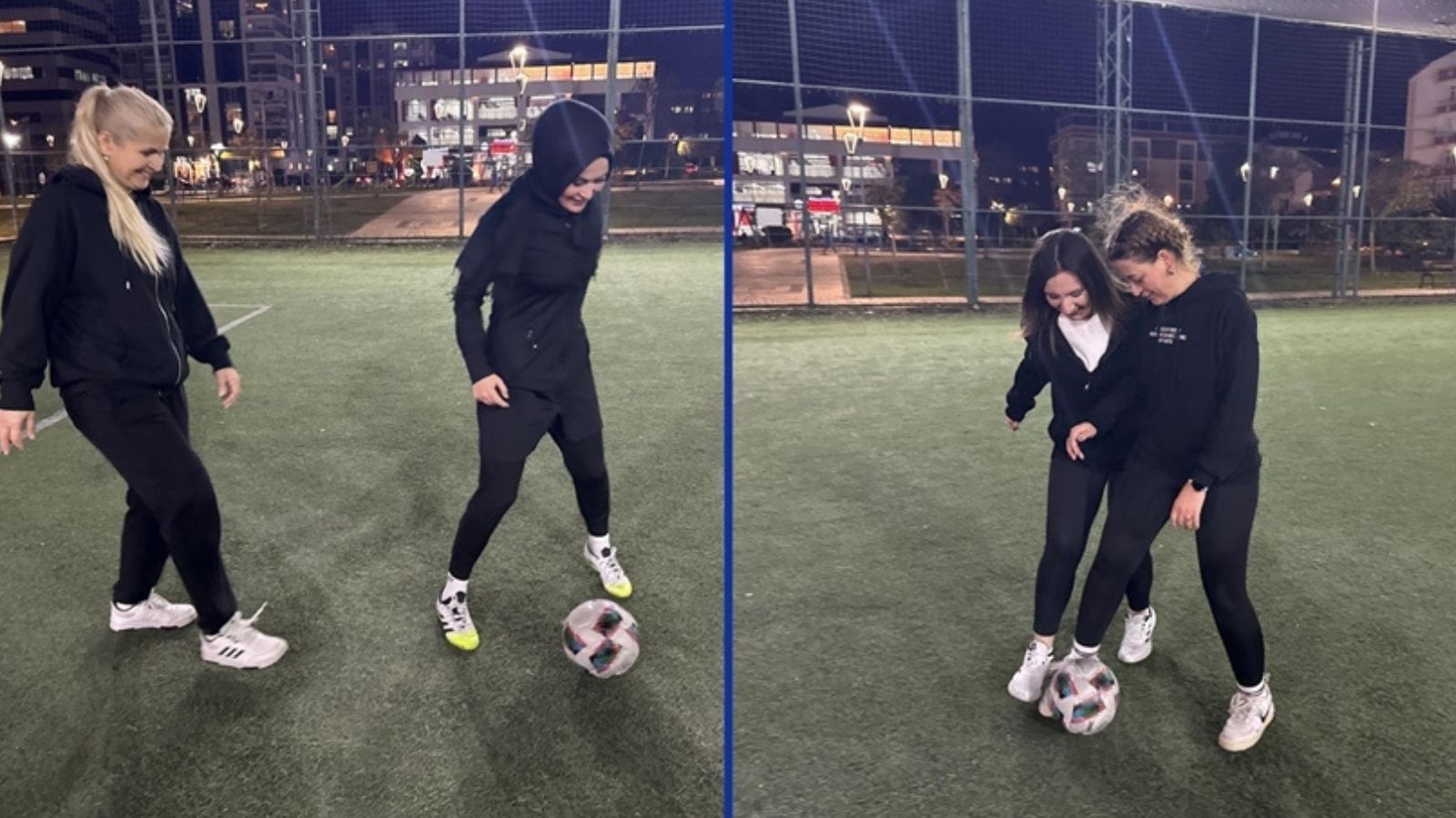 Kadınlar halı sahada buluşuyor