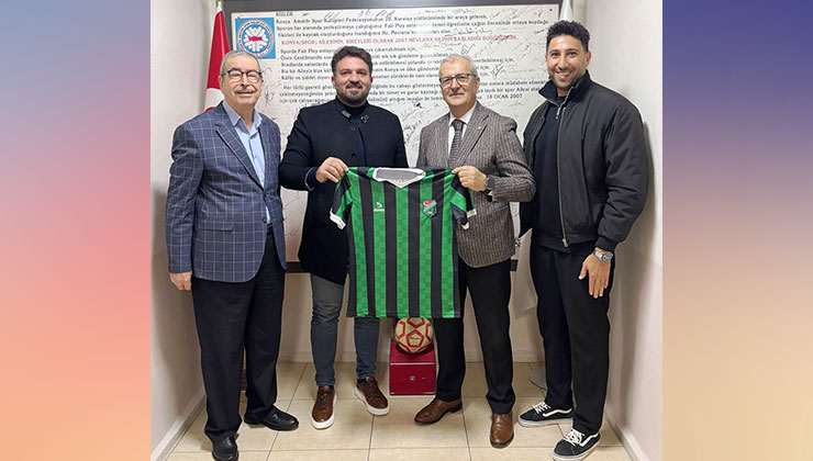 Karapınar Belediyespor’dan Konya ASKF’ye ziyaret