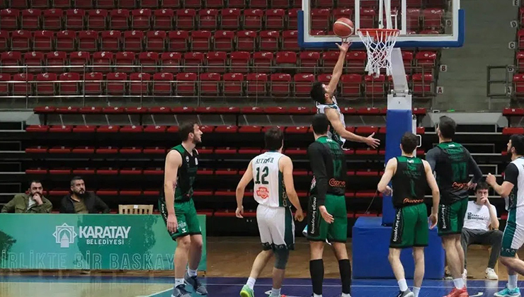 Karatay Belediyespor devreyi 5. sırada girdi