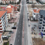 Karatay’da o caddede sıcak asfalt çalışması tamamlandı