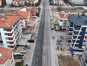 Karatay’da o caddede sıcak asfalt çalışması tamamlandı