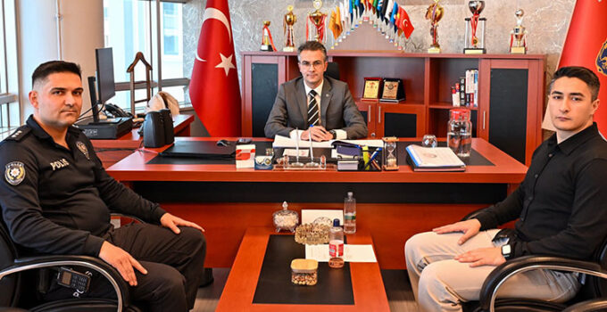 Kaymakam Canpolat’tan İlçe Emniyet Müdürlüğüne ziyaret