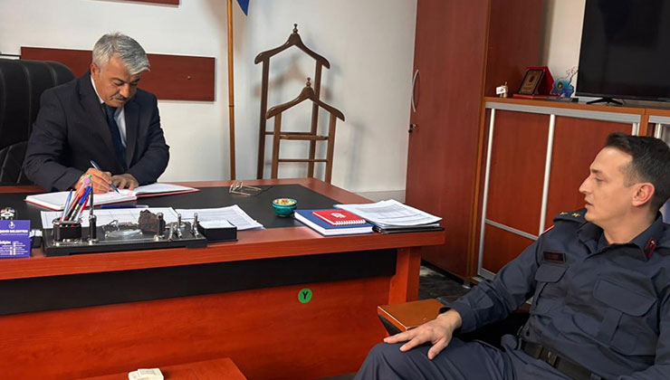 Kaymakam Yiğit, jandarma çalışmalarını yerinde inceledi