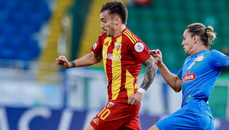 Kayserispor bu sezon ilki yaşadı