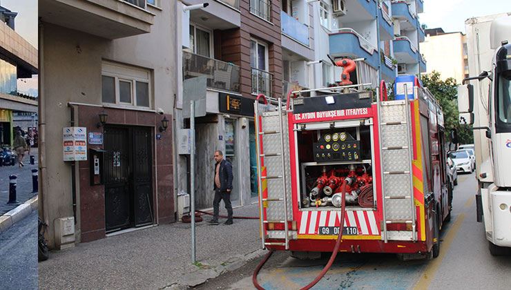 Klimadan çıkan yangın kısa sürede söndürüldü