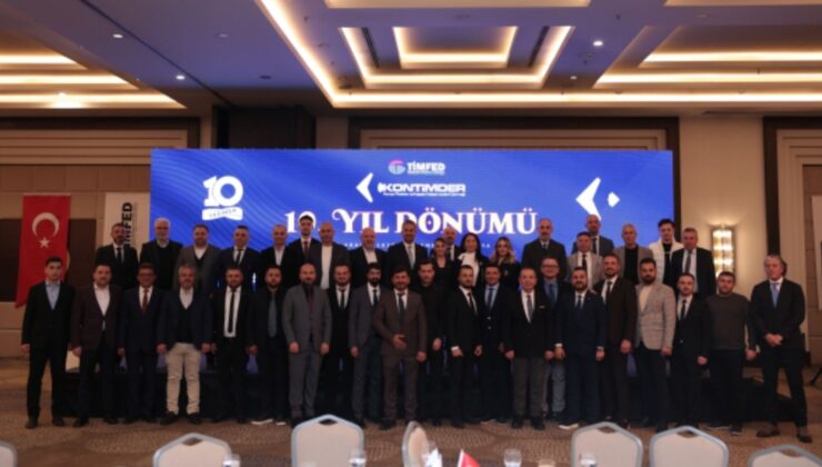 KONTİMDER 10. kuruluş yıldönümünü kutladı