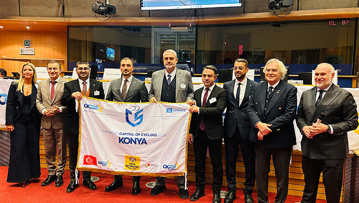 Konya, 2026 Avrupa Bisiklet Başkenti oldu