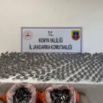 Konya’da jandarma ekipleri 586 adet tabanca namlusu ele geçirdi