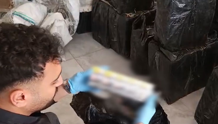 Konya’da kaçak sigara operasyonu: 5 gözaltı