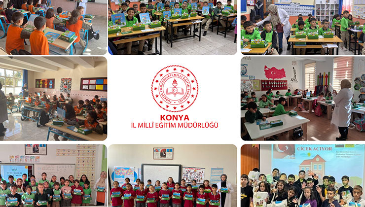 Konya’da öğrenciler yerli tohumla tarımı öğreniyor