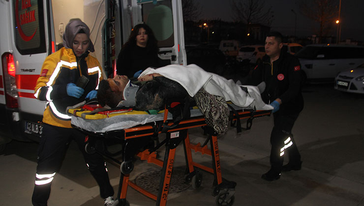 Konya’da otomobil takla attı, sürücü yaralandı